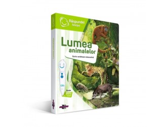 RASPUNDEL ISTETEL Pachet interactiv LUMEA ANIMALELOR (Include carte si creion electronic)