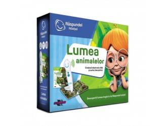 RASPUNDEL ISTETEL Pachet interactiv LUMEA ANIMALELOR (Include carte si creion electronic)