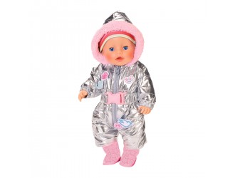 Salopeta de iarna pentru papusa Baby Born de 43 cm