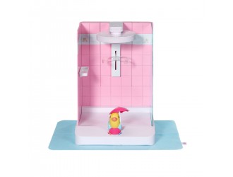 Cabina de dus automata pentru papusa Baby Born cu accesorii