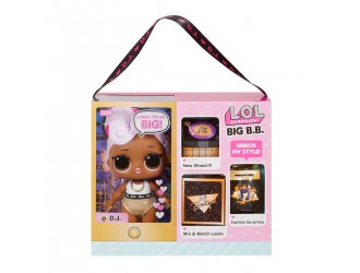 Set cu Mega Papusa L.O.L. Surprise! seria Big B.B.Doll D.J.