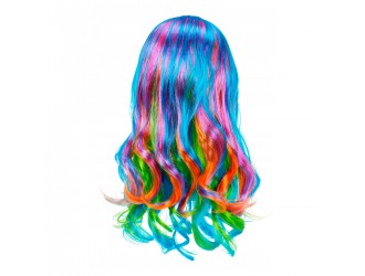 Peruca par lung multicolor Rainbow High