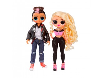 Set 2 papusi L.O.L. SURPRISE! O.M.G. Movie Magic - Tough Dude& Pink Chick