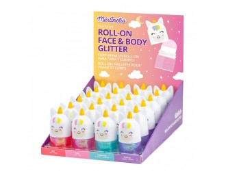 Roll-on cu luciu pentru fata si corp MARTINELIA "UNICORN" diverse culori si arome