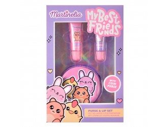 Set 2 balsamuri de buze cu portmoneu MARTINELIA BFF PURSE & LIP SET