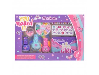 Set pentru unghii MARTINELIA SUPER GIRL COMPLETE NAIL ART KIT