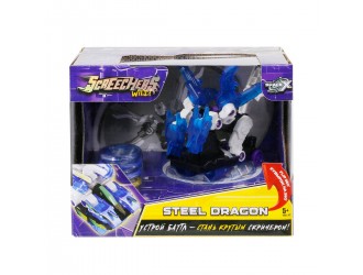 Set masina-transformer Screechers Wild! S3 L2 STEEL DRAGON
