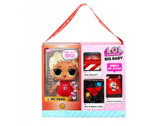 Set cu Mega Papusa L.O.L. Surprise! seria Big B.B.Doll MC SWAG
