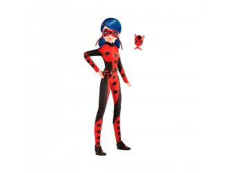 Set 4 papusi Miraculous Queen Bee, Ladybug, Cat Noir si Rena Rouge