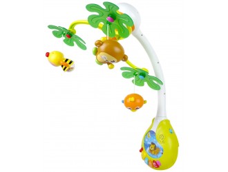 Carusel pentru pat cu muzica si lumina