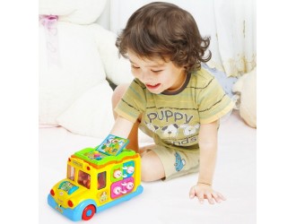 Autobuz cu muzica si lumina