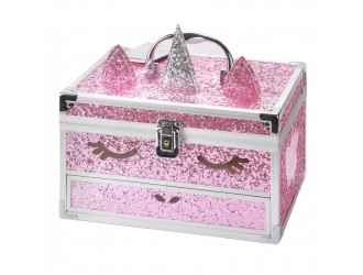 Trusa pentru machiaj si manichiura Unicorn Big Glitter Case, Martinelia