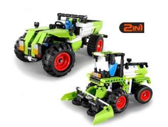 XTech Bricks: 2in1, Combine harvester & Pick up Truck, 336pcs