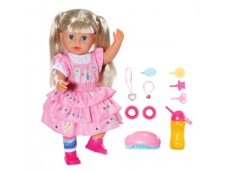 Papusa cu functii surioara mai mica Baby Born 36 cm