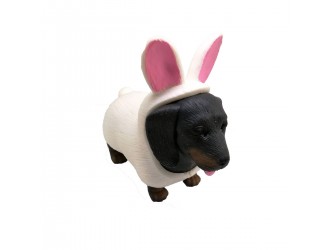 Jucarie stretch catelus costumat Dress Your Puppy S1 (teckel-iepuras)