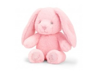 Jucarie de plus Iepuras Baby Girl Bunny Keeleco 16cm