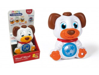 Jucarie Catelus cu sunte si lumini CLEMENTONI 17239