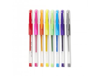 Set pixuri cu gel aromate "Glitter" (8 culori) Scentos