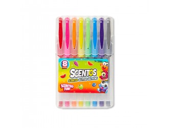 Set pixuri cu gel aromate "Glitter" (8 culori) Scentos