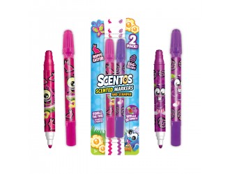 Set markere aromate cu stampila 2 buc. Scentos diverse culori