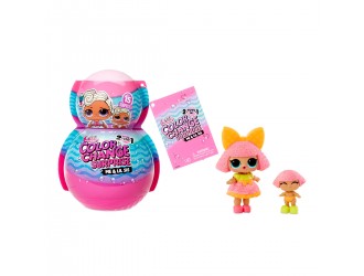 Set 2 papusi L.O.L. Surprise! Seria Color Change 2 in 1 ME&LIL SIS