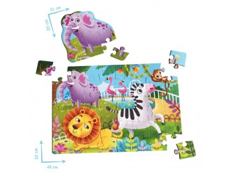 Puzzle Maxi Zoo in tub 2 in 1 Roter Kafer
