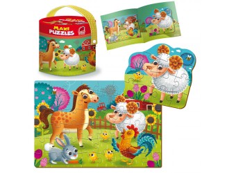 Puzzle Maxi Ferma in tub 2 in 1 Roter Kafer