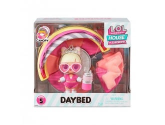 Set papusa L.O.L. SURPRISE! Seria House of Surprises Daybed Playset - Suite Princess