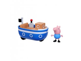 Set de joaca Corabie cu figurina George Peppa Pig