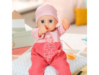 Papusa textila bebelus BABY ANNABELL cu sunete 30 cm
