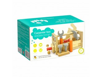 Set scule din lemn - Dulgher (15 piese) Lucy & Leo