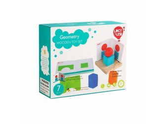 Joc din lemn cu sabloane - Geometria Lucy & Leo