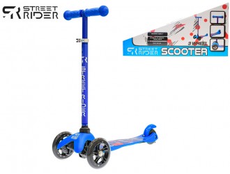 Trotineta cu 3 roti albastra Street Rider