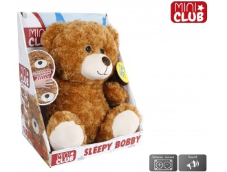 Jucarie de plus interactiva Sleepy Bobby 34cm Mini Club
