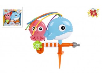 Jucarie pulverizator de apa Animale marine 17x36 cm