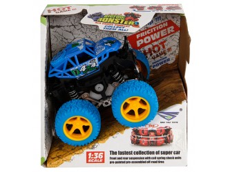 Jucarie masina 4x4 cu frictiune Bigfoot Monster 1 buc. 9cm diverse culori