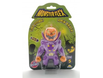 Figurina elastica Monster Flex, Seria 5, PUMPKIN HEAD