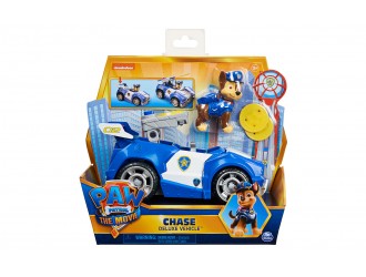 Set Paw Patrol masina Deluxe cu figurina Chase