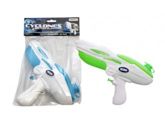 Pistol cu apa Cyclones, 27 cm, verde/albastru