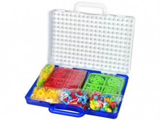 Set educativ - creativ Mozaic 4 in 1 cu surubelnita, 237 bucati