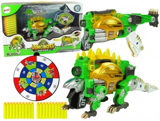 Blaster transformer Dinobots 2 in 1 Stegozaur verde