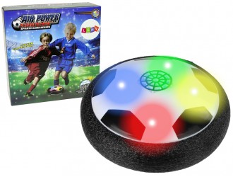 Minge plata cu lumini si margini moi Air Power Flying Ball