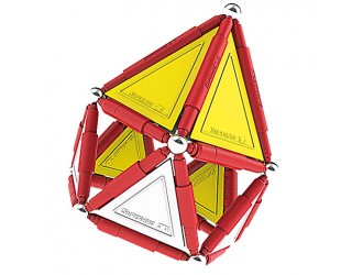 Set de constructie magnetic Supermag Tags Primary 67 piese