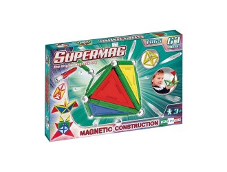 Set de constructie magnetic Supermag Tags Primary 67 piese