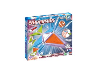 Set de constructie magnetic Supermag Trendy 35 piese