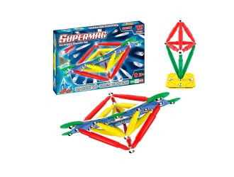 Set de constructie magnetic Supermag Classic Primary 72 piese