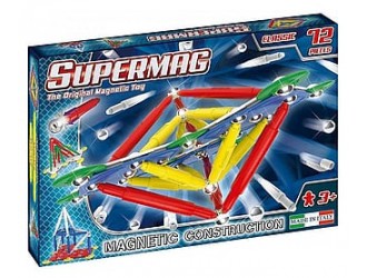 Set de constructie magnetic Supermag Classic Primary 72 piese