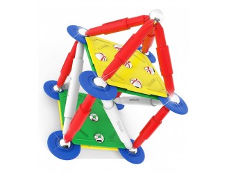 Set de constructie magnetic Supermag Classic Primary 98 piese