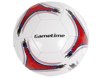 Minge de fotbal marime 5 din piele sintetica Gametime