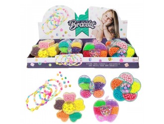 Set creatie bratari cu margele 1 buc. (4 tipuri random)